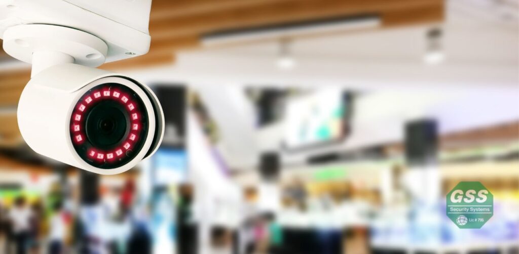 Cutting-edge security technology safeguarding a modern small business workspace.