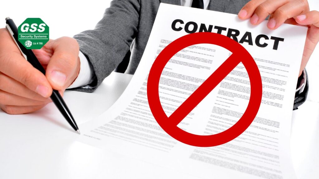 Illustration of flexible security solutions without contracts.