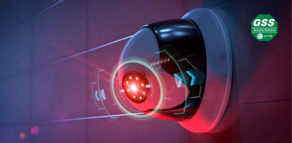 A modern small business office equipped with Globelink Security Systems.