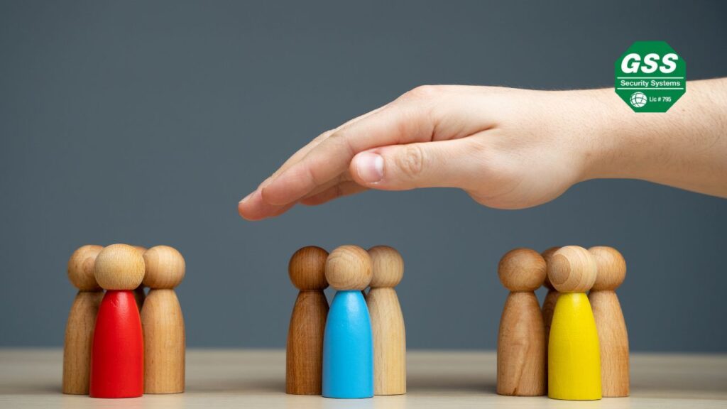 Office with security systems monitoring the premises, ensuring employee safety.