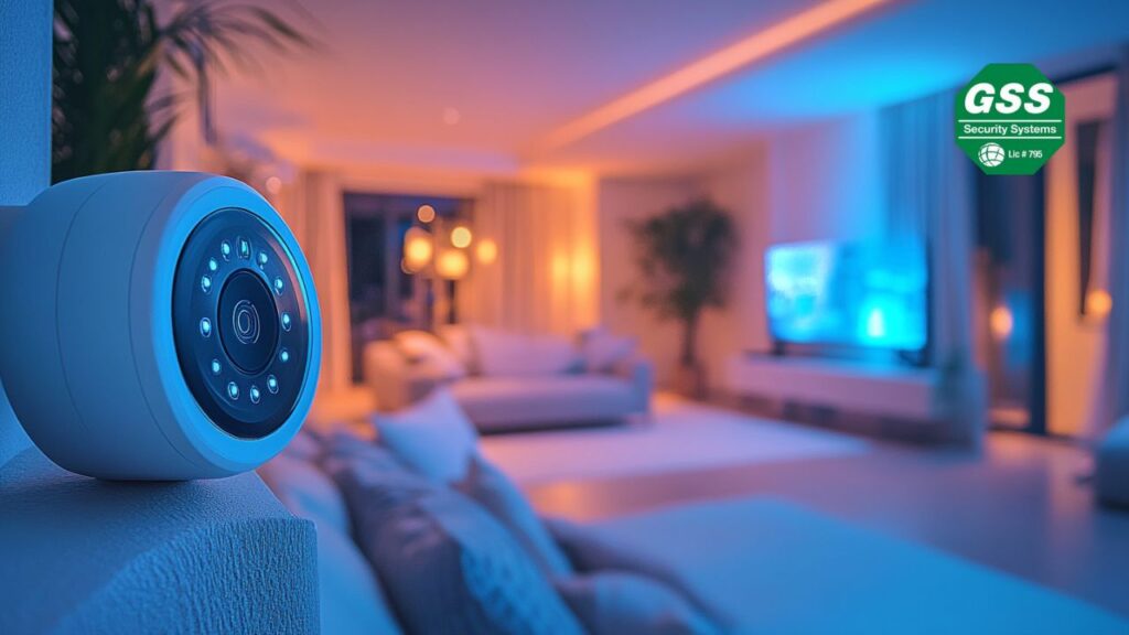 Image of a no contract security system setup in a home.